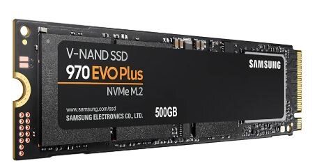 SSD-накопичувач Samsung 970 Evo Plus 500GB M.2 PCIe 3.0 x4 V-NAND MLC (MZ-V7S500BW)