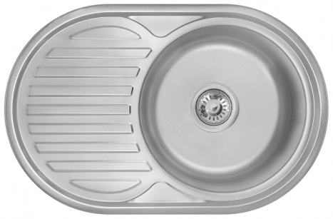 Кухонна мийка Wezer 7750 0.8 мм Satin