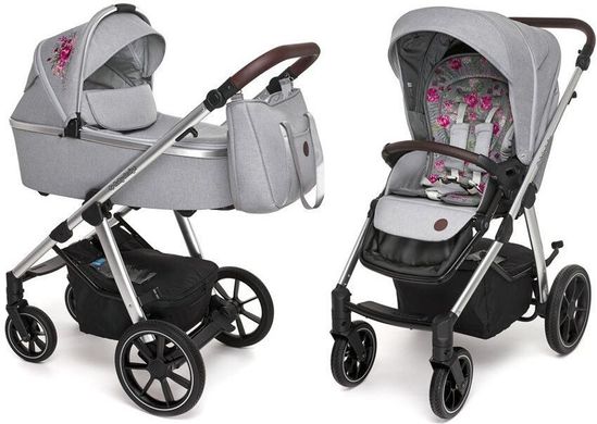 Детская коляска Baby Design BUENO 107 GRAY (203565)