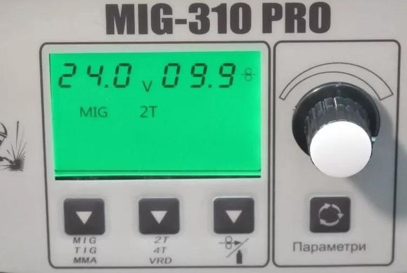 Зварювальний напівавтомат інверторний Kaiser Welding MIG-310 PRO (84330)