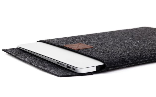Чохол для ноутбука Gmakin Felt Cover для Macbook 15 dark grey GM17-15 (ARM53131)