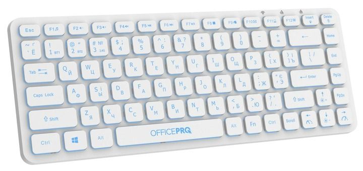 Клавиатура беспроводная OfficePro (SK790W) White