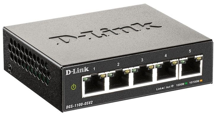 Комутатор D-Link DGS-1100-05V2 EasySmart