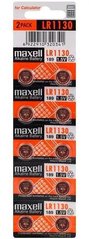 Батарейки MAXELL LR1130 10PK (5X2) BLISTER