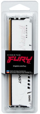 Оперативна пам'ять Kingston Fury DDR5-5600 16384MB PC5-44800 Beast White (KF556C40BW-16)