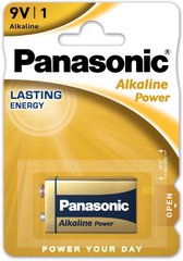 Батарейка Panasonic Alkaline Power 6LR61 BLI 1 ALKALINE (6LR61REB/1BP)
