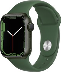 Смарт-годинник Apple Watch Series 7 GPS 41mm Green Aluminium Case with Clover Sport Band (MKN03)