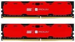 Оперативна пам'ять Goodram DDR4 2x4GB/2400 Iridium Red (IR-R2400D464L15S/8GDC)