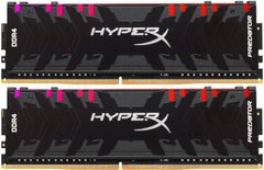 Оперативна пам'ять HyperX DDR4-3000 16384MB PC4-24000 (Kit of 2x8192) Predator RGB Black (HX430C15PB3AK2/16)