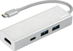 USB Хаб Hama Aluminium (00135756)