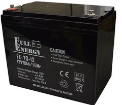 Акумуляторна батарея Full Energy FEP-1270 12V 70AH (FEP-1270) AGM