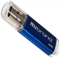 Флешка Mibrand USB 2.0 Cougar 64Gb Blue (MI2.0/CU64P1U)