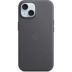 Чохол Apple для iPhone 15 Plus FineWoven Case with MagSafe Black (MT423)