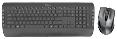 Комплект (клавіатура, мишка) Trust Tecla-2 WL Black (23239_TRUST)