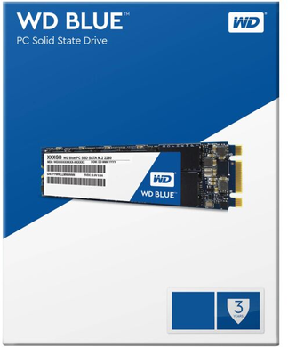 SSD накопитель Western Digital Blue SSD 1TB M.2 SATAIII TLC (WDS100T2B0B)