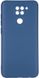 Накладка Full Soft Xiaomi Redmi Note 9 Dark Blue