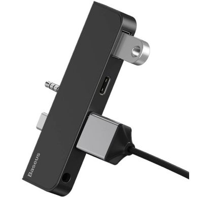 Док-станція Baseus for Surface Go USB3.1 Type-C+3.5mm --> HDMI/USB 3.0/Type-C/3.5mm Чорна