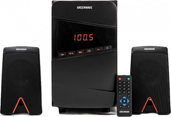 Акустична система Greenwave SA-160BT Black/Orange (R0015304)