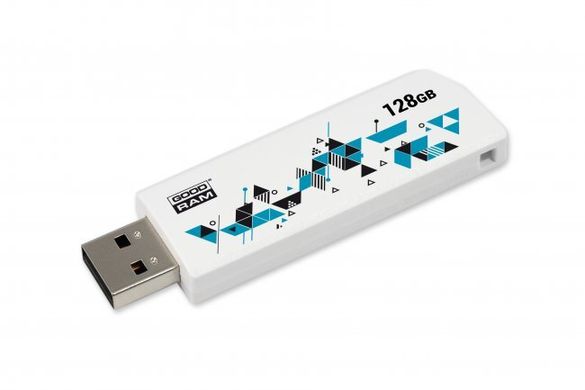Флешка USB 128GB GOODRAM UCL2 (Cl!ck) White (UCL2-1280W0R11)