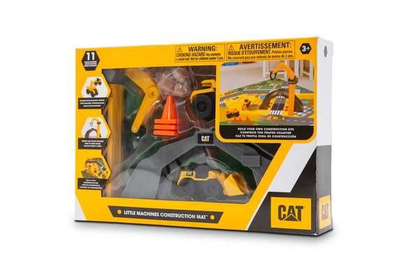 Ігровий набір CAT з міні-технікою та ігровим полем Будівельний майданчик (82950)