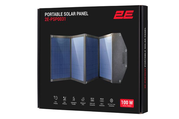 Портативна сонячна панель 2E PSP0031 (2E-PSP0031)