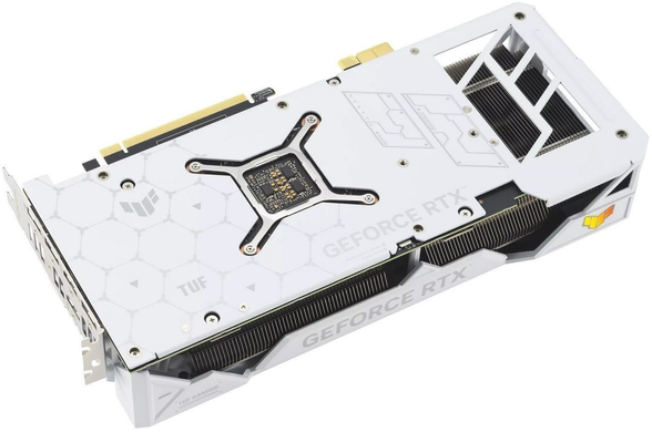 Відеокарта Asus TUF Gaming GeForce RTX 4070 Ti SUPER BTF OC White 16384MB (TUF-RTX4070TIS-O16G-BTF-WHITE)