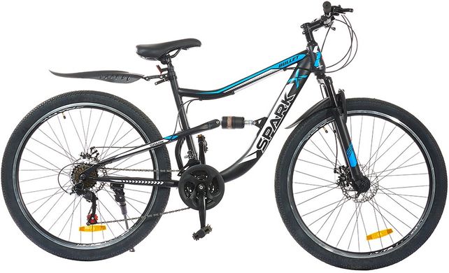 Велосипед Spark Bullet 27,5-ST-18-AM2-D чорний із синім (148452)