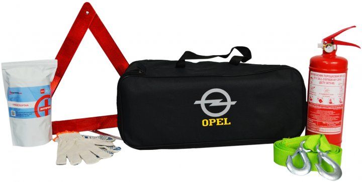 Набір автомобіліста Poputchik Базовий Opel Чорна (01-151-IS)