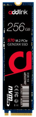 SSD накопичувач addlink S70 256 GB (AD256GBS70M2P)