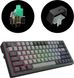 Ігрова клавіатура DARK PROJECT KD83A Gateron Cap Teal ENG/UA Black/Gray (KB-GCT-871-100004)
