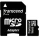 Transcend micro-SDHC 16 GB Class 10 + SD adapter