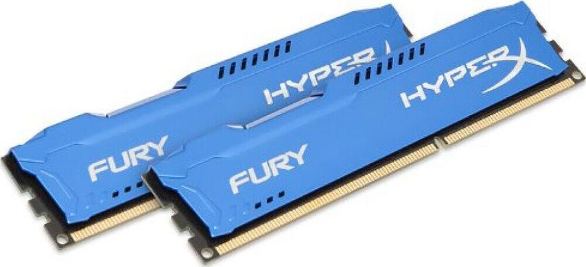 Оперативна пам'ять HyperX DDR3-1866 16384MB PC3-14900 (Kit of 2x8192) FURY Blue (HX318C10FK2/16)