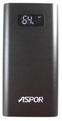 Універсальна мобільна батарея Aspor Q388 10000mAh Quick Charge Black