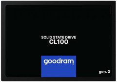 SSD-накопитель 480GB GOODRAM CL100 GEN.3 2.5" SATAIII TLC (SSDPR-CL100-480-G3)