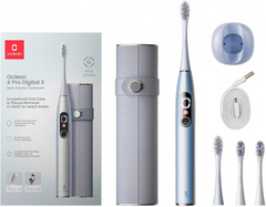 Электрическая зубная щетка Oclean X Pro Digital Set Electric Toothbrush Glamour Silver (6970810552584)