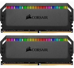 Оперативна пам'ять Corsair 16 GB (2x8GB) DDR4 3200 MHz Dominator Platinum RGB Black (CMT16GX4M2Z3200C16)