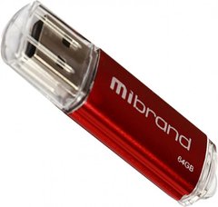 Флешка Mibrand USB 2.0 Cougar 64Gb Red (MI2.0/CU64P1R)