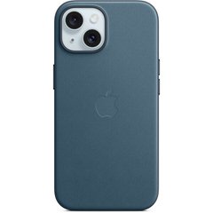 Чехол Apple для iPhone 15 Plus FineWoven Case with MagSafe Pacific Blue (MT4D3)