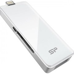Флешка SiliconPower USB 3.0 xDrive Z30 Lightning (for Apple devices) 64Gb White (SP064GBLU3Z30V1W)