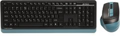 Комплект (клавиатура, мышь) беспроводной A4Tech Fstyler FG1035 Navy Blue