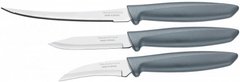 Набір ножів Tramontina Plenus grey, 3шт (23498/612)