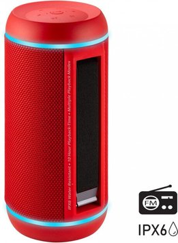 Портативна акустика Promate Silox-Pro 30W IPX6 Red (silox-pro.red)