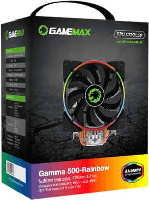 Кулер GameMax Gamma 500 Rainbow