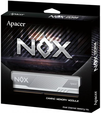 Оперативна пам'ять Apacer 16 GB (2x8GB) DDR4 3200 MHz NOX White (AH4U16G32C28YMWAA-2)