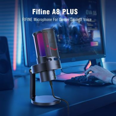 Микрофон Fifine Ampliagame A8 Plus RGB