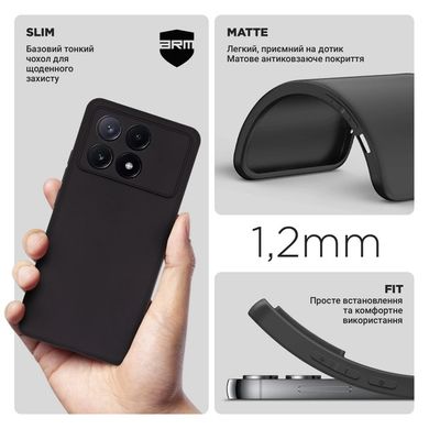 Панель ArmorStandart Matte Slim Fit для Xiaomi Poco X6 Pro 5G Camera cover Black (ARM73364)