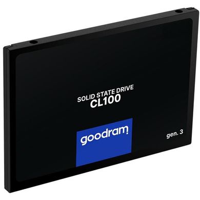 SSD-накопичувач 480GB GOODRAM CL100 GEN.3 2.5" SATAIII TLC (SSDPR-CL100-480-G3)
