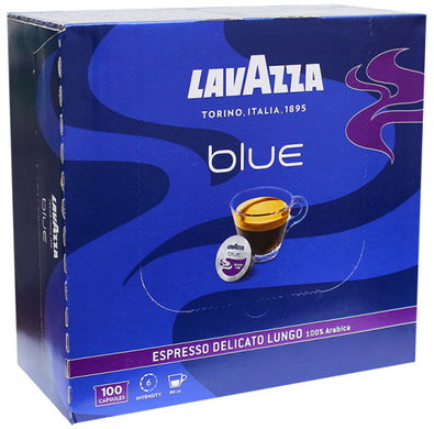 Кава в капсулах LAVAZZA BLUE Espresso Delicato Lungo, 100 шт (100% арабіка) (8000070026469)
