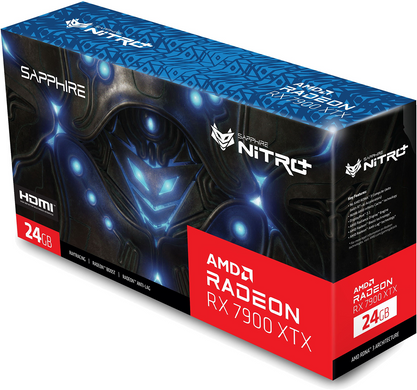Видеокарта Sapphire Radeon RX 7900 XTX Nitro+ Vapor-X 24576MB (11322-01-40G)