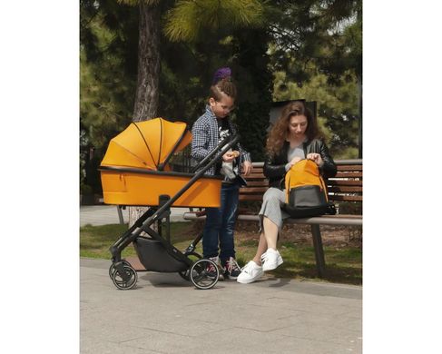 Коляска универсальная Carrello Alfa CRL-6508 (3in1) Sunrise Orange